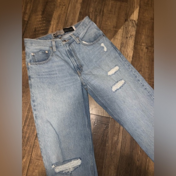 Silver tab Levi’s 94 baggy distressed denim jeans 28  $89 boho casual casual - Picture 4 of 7